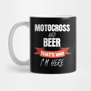 Motocross and beer Mug